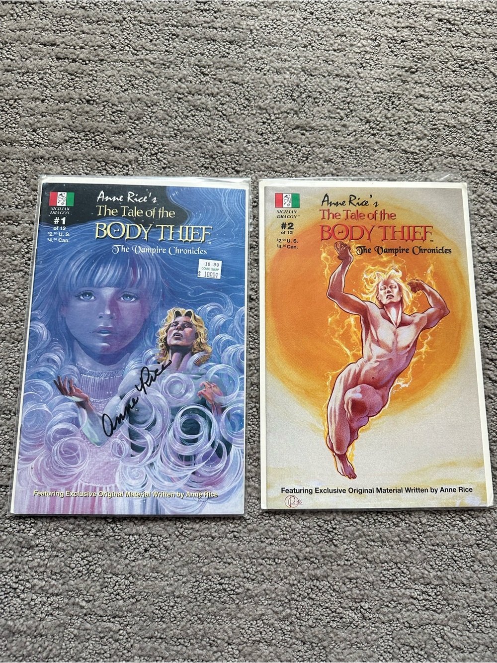 The Tale of the Body Thief Comic Book Issues # 1 & 2